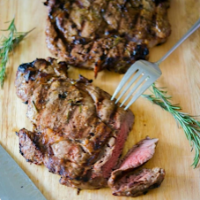 tuscan-style grilled ribeye steak